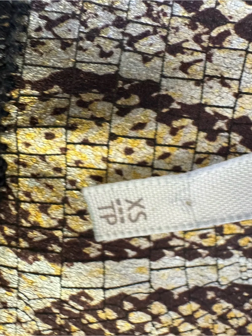 Free People Snake Print Slim Leg Ponte Pants - Brown